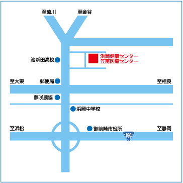 笠南医療センター案内図